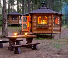 Финский гриль домик и беседка для дачи (с фото)