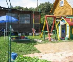 Детская дачная площадка своими руками