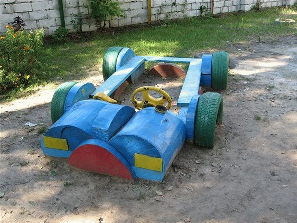 Деревянное авто